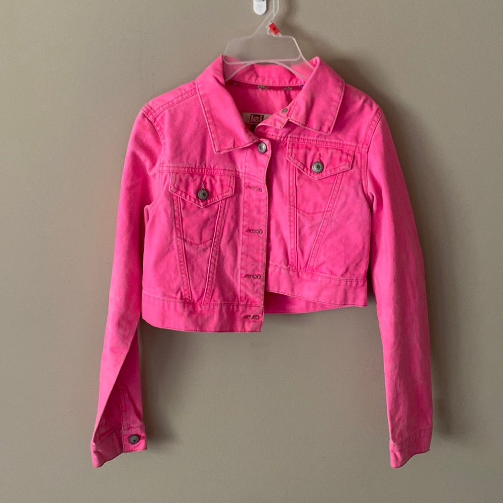 Hot Pink Jean Jacket